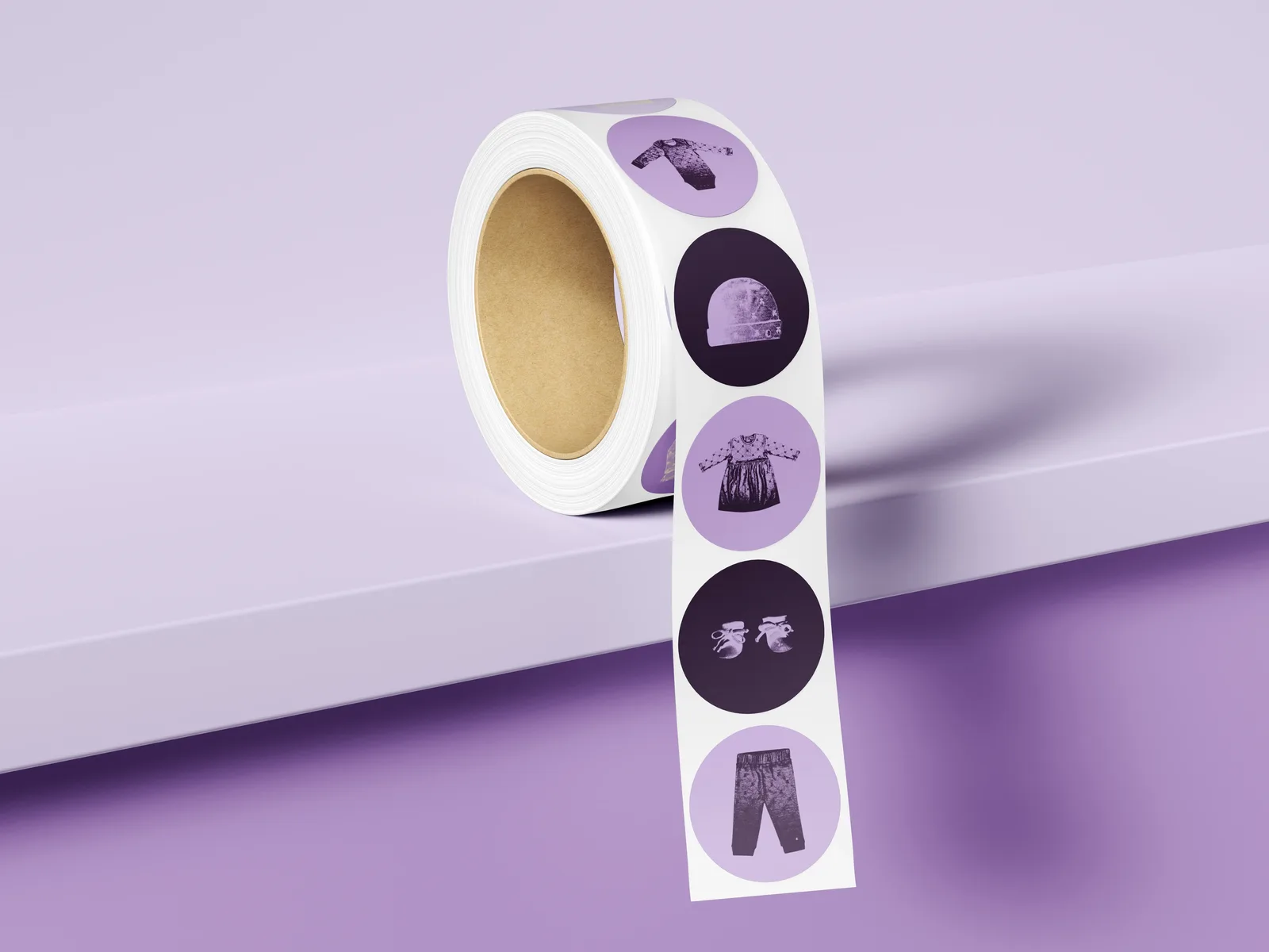 Naobi Baby — Sticker Mockup